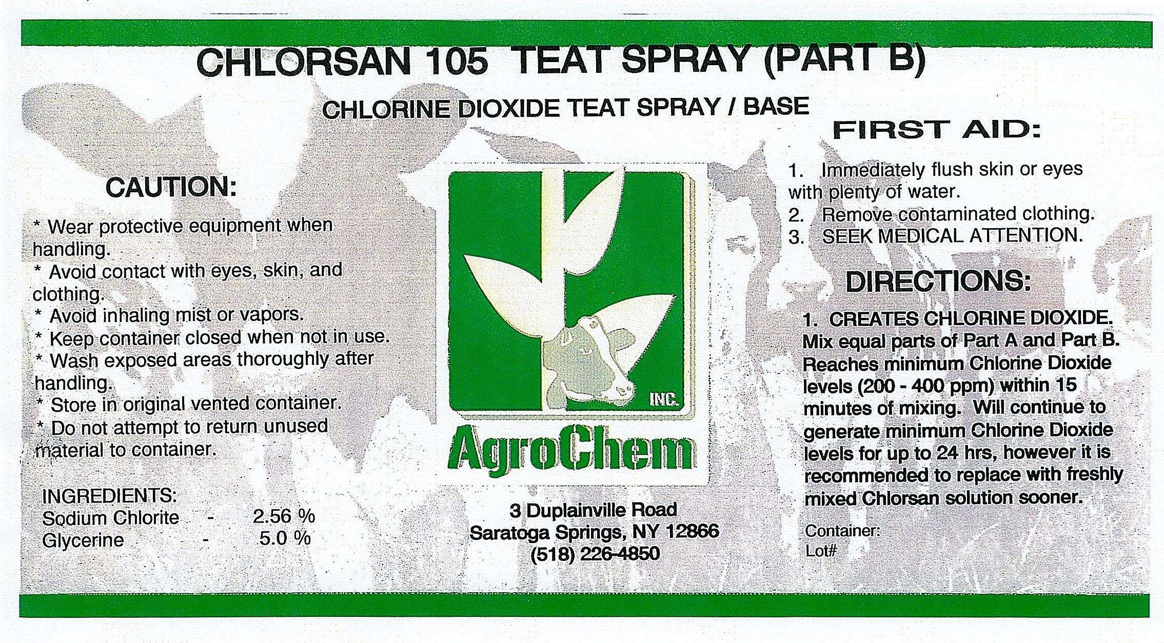 Chlorsan 105 Part B